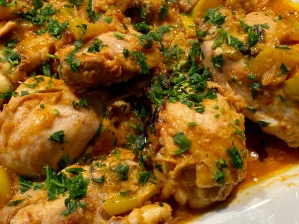 Pollo al curry con mele