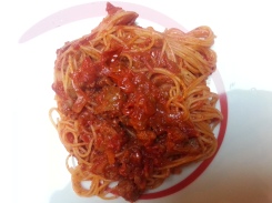 Spaghetti al ragù di salsiccia